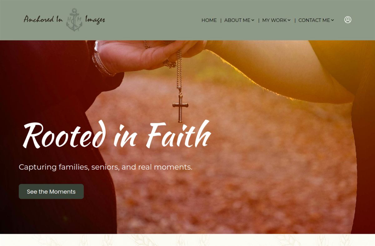 Anchored in Him Images website